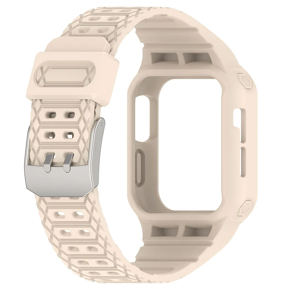 Silikon 2-in-1 Outdoor-Gehäuse Hülle/Case inkl. Silikon Armband für Apple Watch Series 10, 9, Ultra | ZITOCASES®