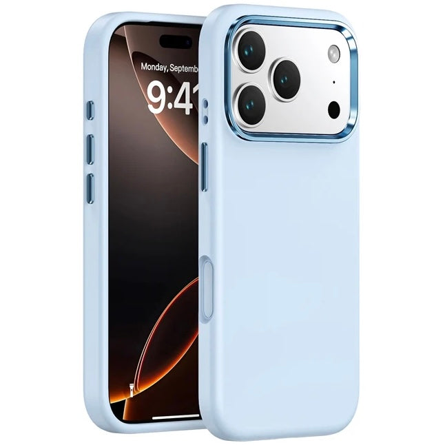 Silikon Hülle/Case mit Chrom Akzenten für iPhone 17 Pro, 17 Pro Max | ZITOCASES®