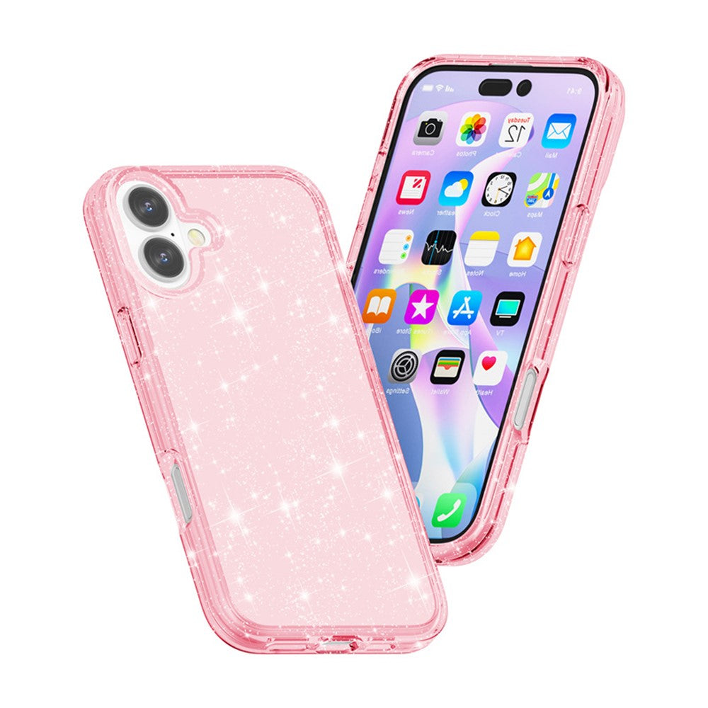 Bunte/Transparente Glitzer Silikon Hülle/Case für iPhone 17