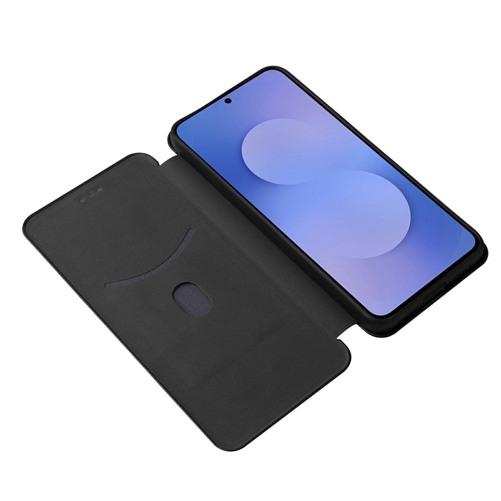 Carbon Optik Klapp Hülle/Flip Case für Samsung Galaxy S26 FE