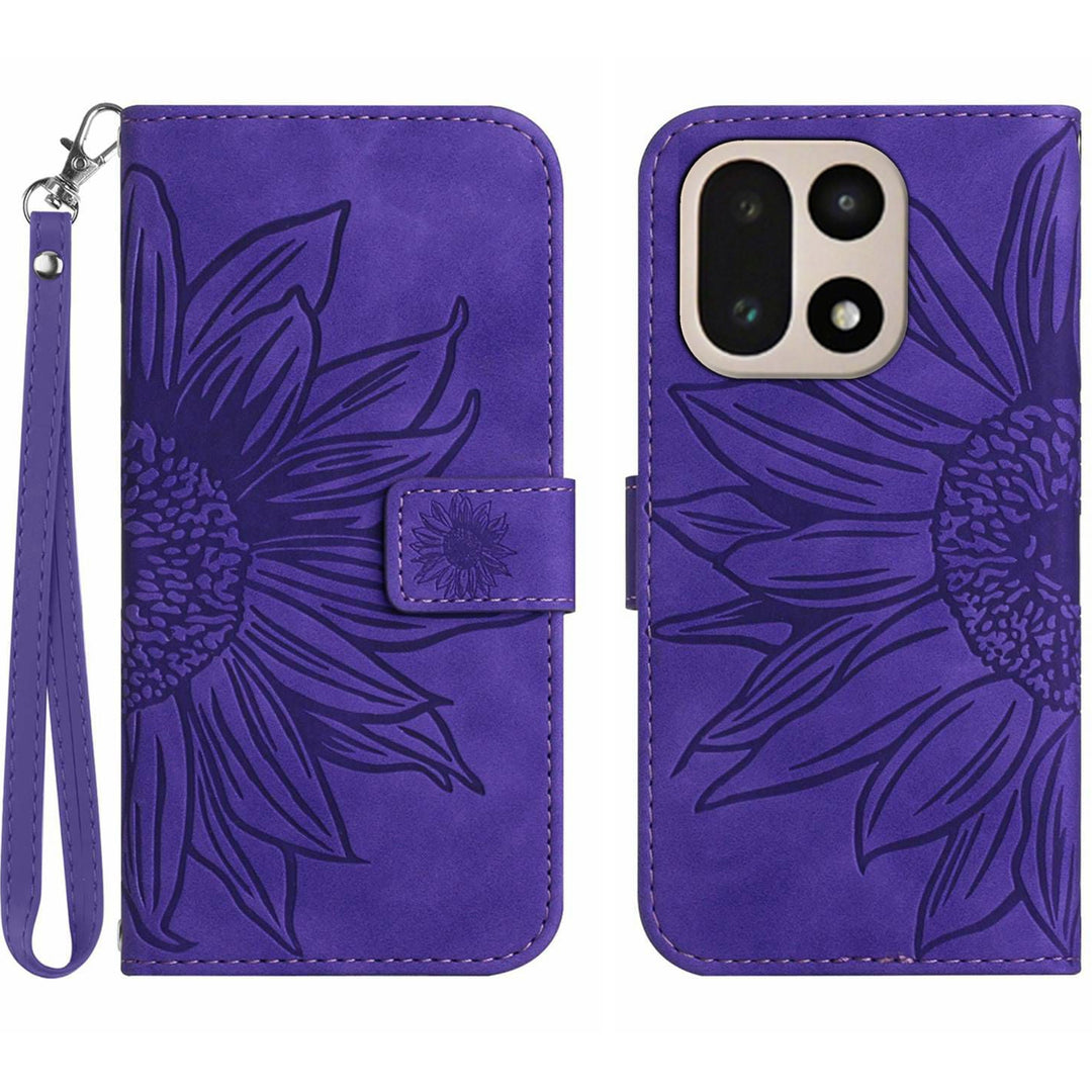 Blumen Motiv Kunstleder Klapp Hülle/Flip Case für OnePlus 15 | ZITOCASES®