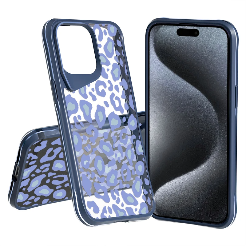 Transparente Leopard Silikon Hülle/Case für iPhone 16, 15, 14, 13-Serie | ZITOCASES®