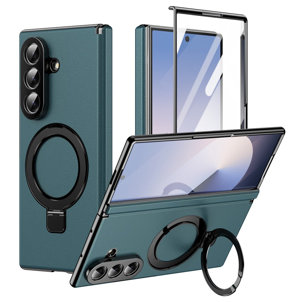 Kunstleder Vollschutz MagSafe/Magnet Hülle/Case mit integriertem Ständer für Samsung Galaxy Z Fold 8 Ultra | ZITOCASES®