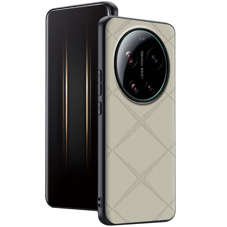 Karierte Kunstleder Hülle/Case für für Xiaomi 17 Ultra | ZITOCASES®