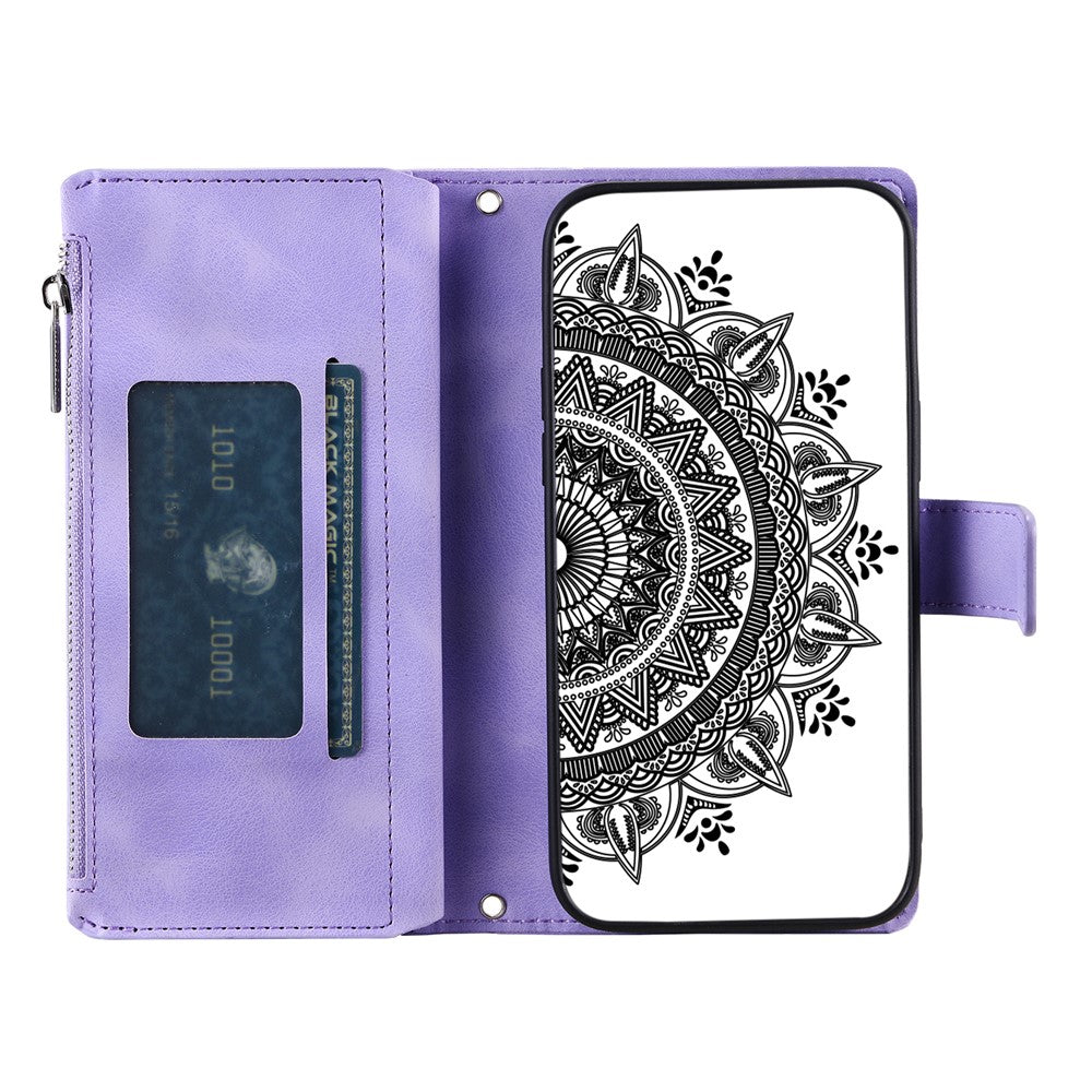 Mandala-Blumen Kunstleder Brieftaschen Hülle/Case für Nothing Phone (4a) Pro | ZITOCASES®