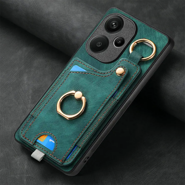 Kunstleder Kartenfach Hülle/Case inkl. Ring für Xiaomi Poco Serie | ZITOCASES®