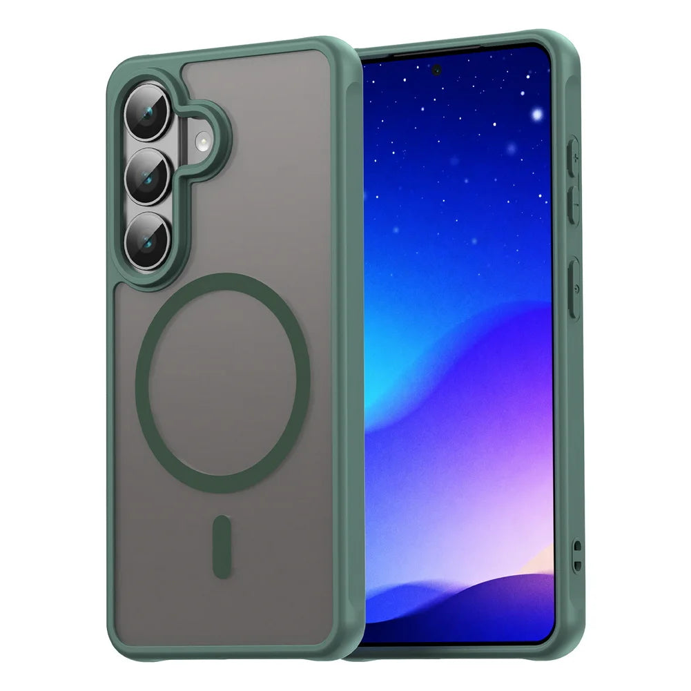 Matte Transparente MagSafe/Magnet Hülle/Case für Samsung Galaxy S26, S26 Plus, S26 Ultra