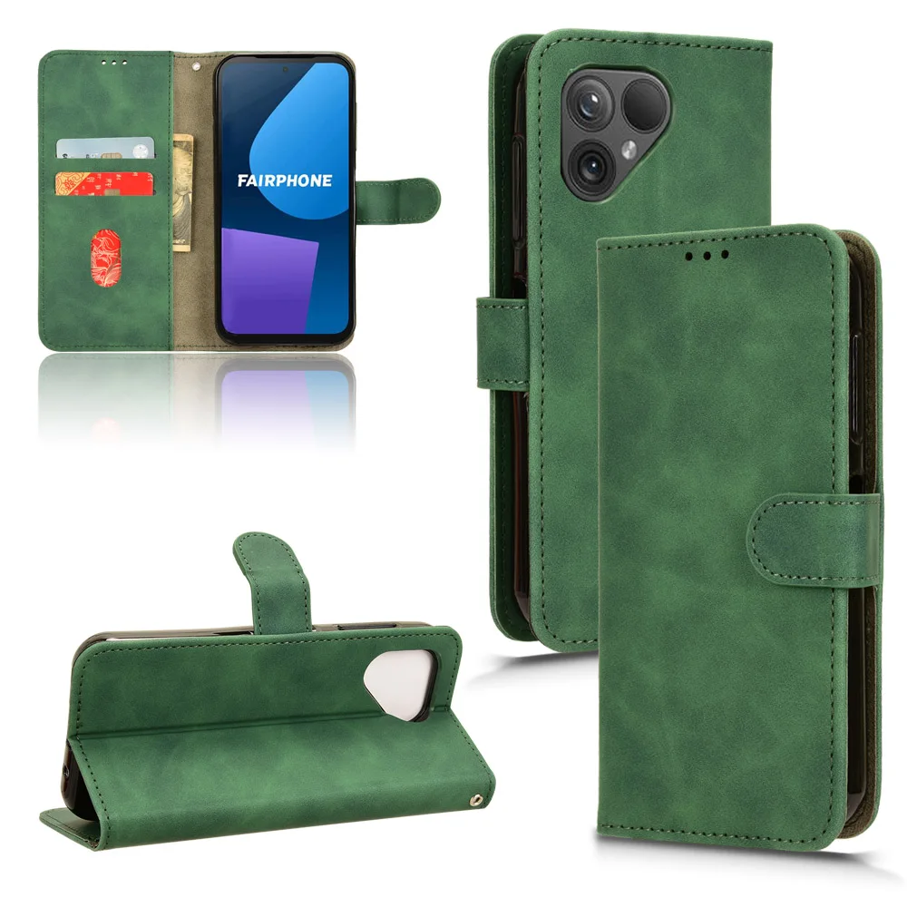 Wildleder Optik Klapp Hülle/Flip Case für Fairphone 5, 4 | ZITOCASES®