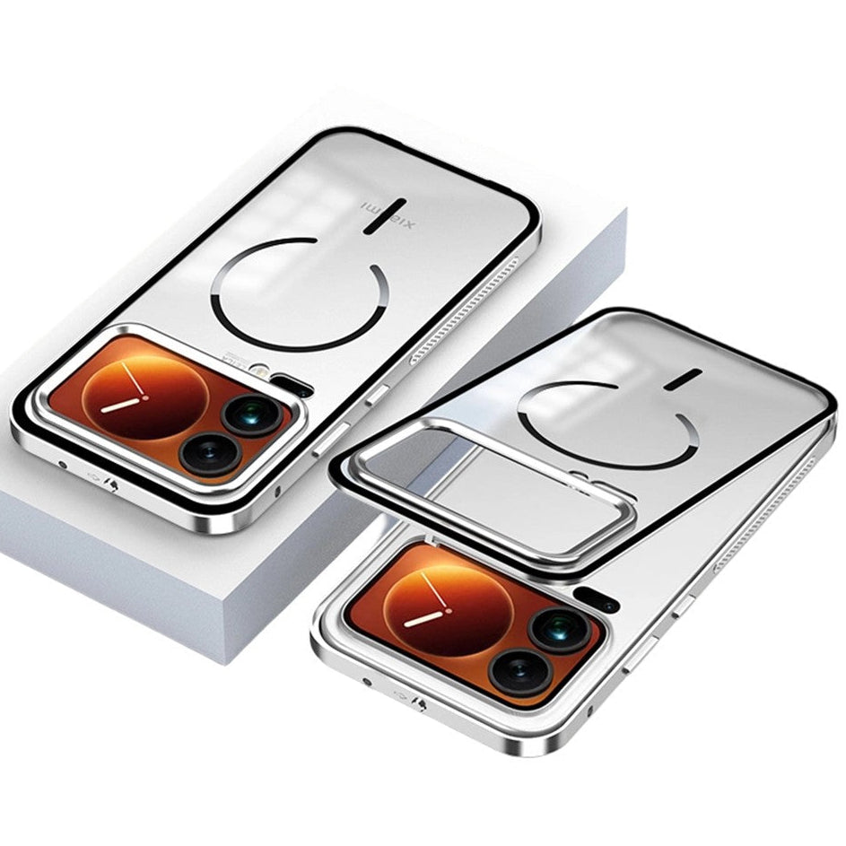 Rahmen/Bumper Aluminium MagSafe/Magnet Hülle/Case inkl. Glas Rückseite für Xiaomi 17, 17 Pro, 17 Pro Max | ZITOCASES®