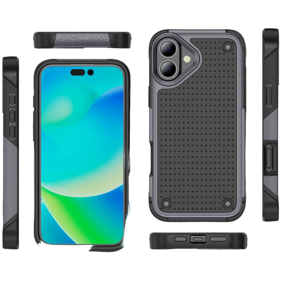 Zweifarbige Stoßfeste Silikon Hülle/Case für iPhone 17 | ZITOCASES®