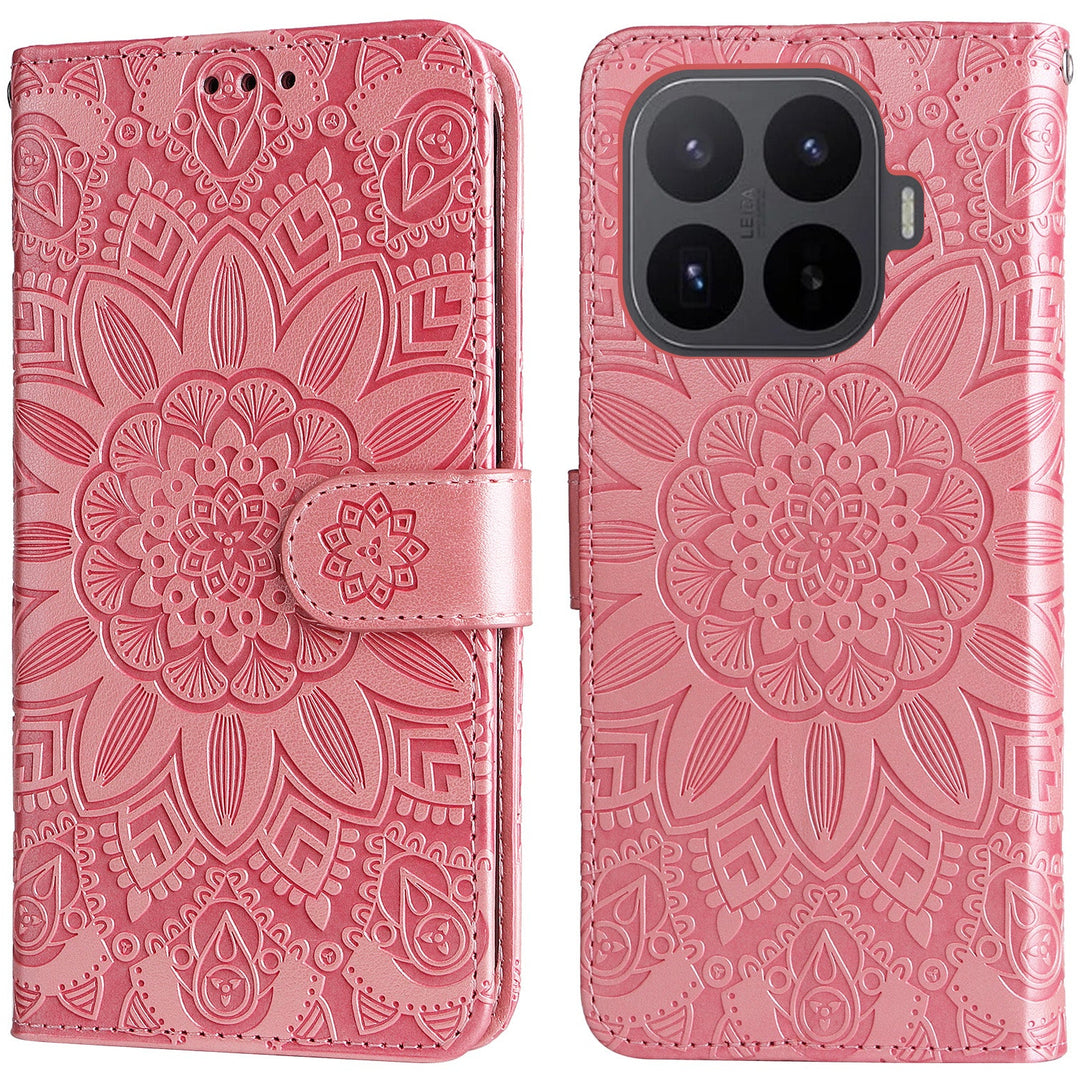 Mandala-Blumen Kunstleder Klapp Hülle/Flip Case für Xiaomi 17T, 17T Pro | ZITOCASES®
