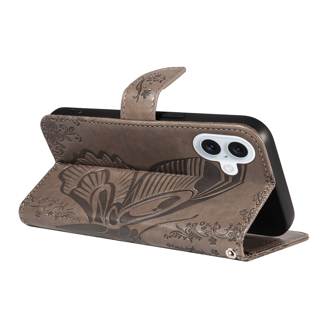 Schmetterling Motiv Kunstleder Klapp Hülle/Flip Case für iPhone 17 | ZITOCASES®