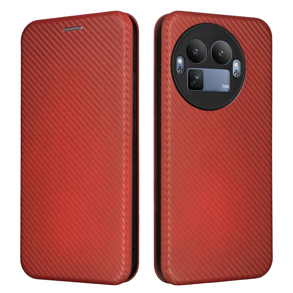Carbon Optik Klapp Hülle/Flip Case für Realme GT 8 Pro | ZITOCASES®