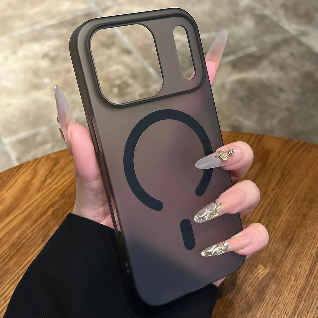 Dünne Matte/Transparente MagSafe/Magnet Hartplastik Hülle/Case für iPhone 17 Pro, 17 Pro Max | ZITOCASES®