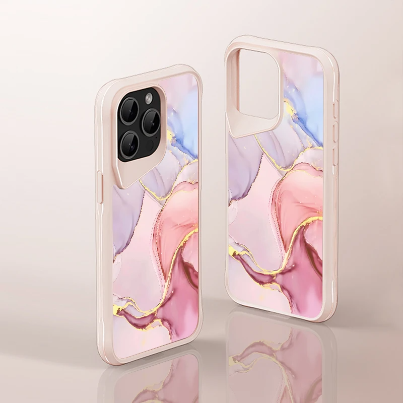 Transparente Marmor Silikon Hülle/Case für iPhone 16, 15, 14, 13-Serie | ZITOCASES®