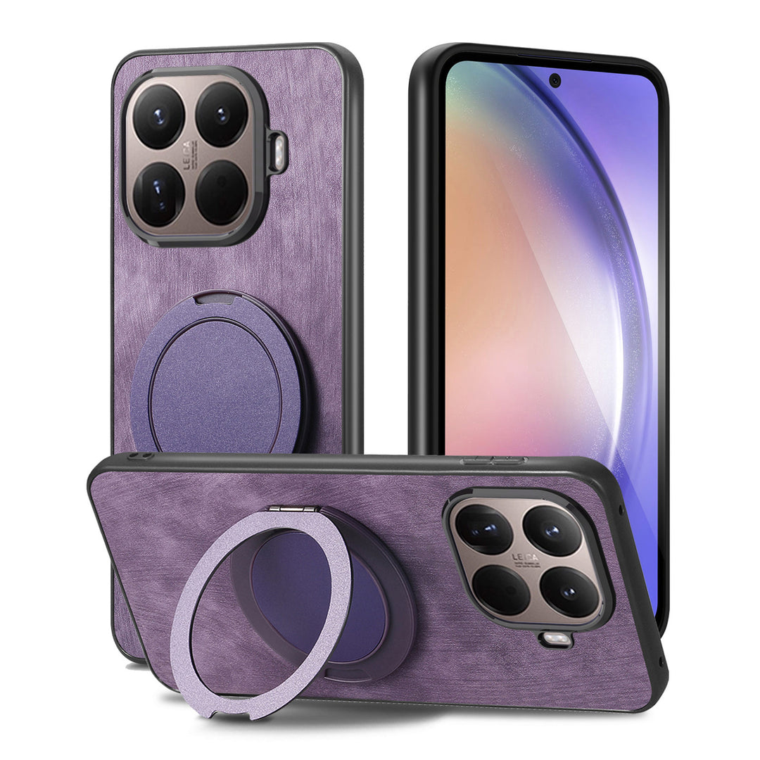 Wildleder Optik MagSafe/Magnet Hülle/Case mit integriertem Ständer für Xiaomi 17T, 17T Pro