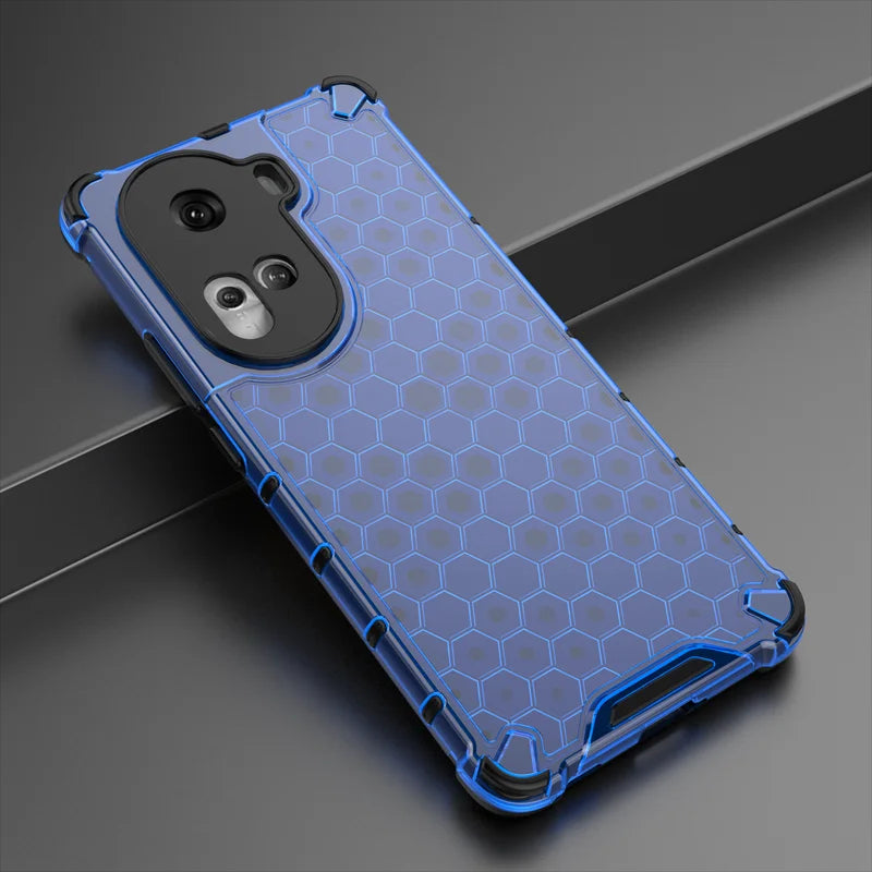 Hybrid/Waben Hülle/Case verschiedene Farben für Oppo Reno 13, 13 Pro, 12, 12 Pro, 11, 11 Pro, 10, 10 Pro, 9, 9 Pro, 9 Pro Plus, 8, 8T, 8 Pro, 7, 7 Pro, 7 SE, 6, 4, 4Z, 4 Pro, Find X8, X8 Pro, X7, X7 Ultra, X6, X6 Pro, X5, X5 Pro, X5 Lite | ZITOCASES®