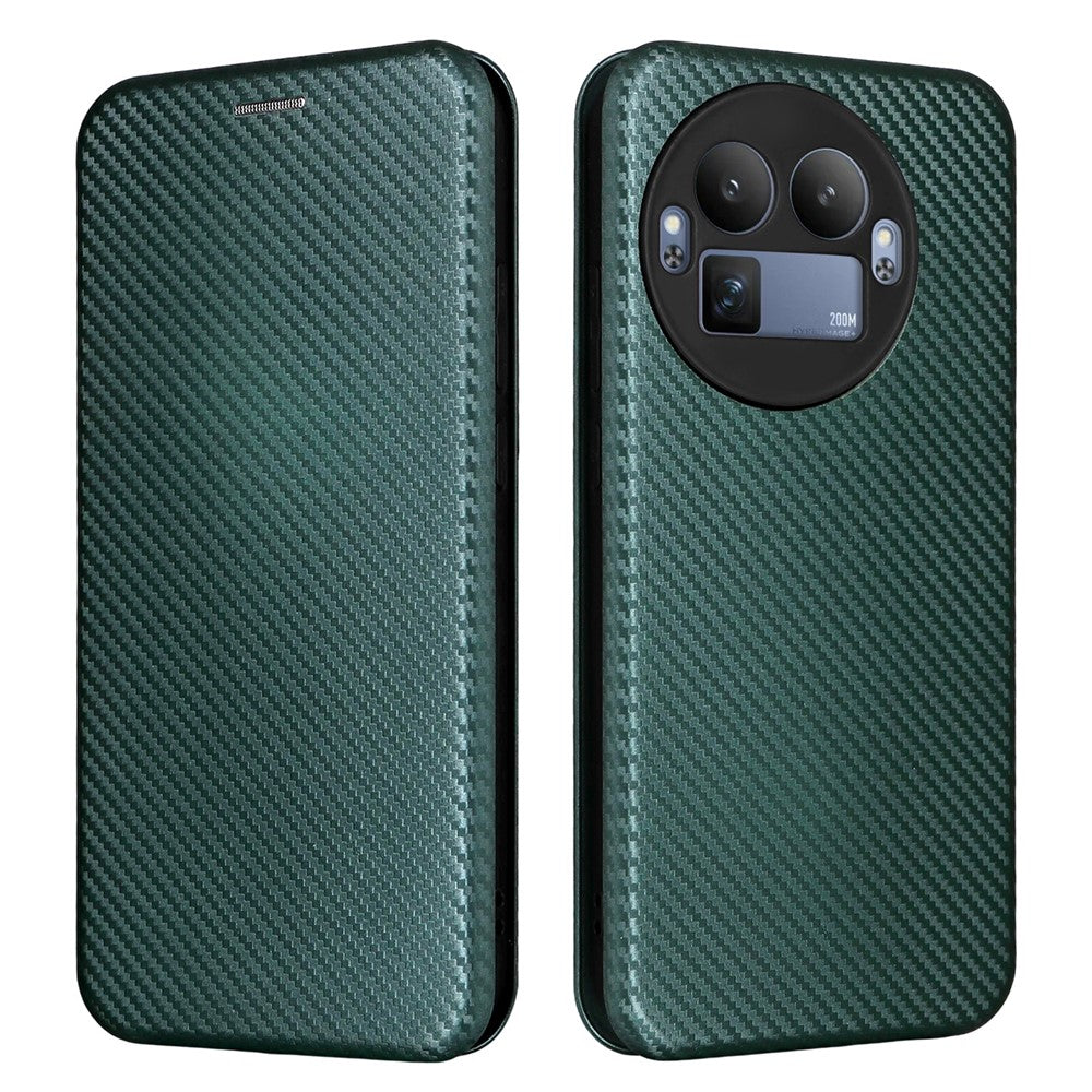 Carbon Optik Klapp Hülle/Flip Case für Realme GT 8 Pro | ZITOCASES®