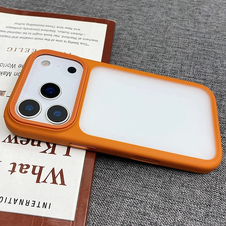 Matte/Transparente Silikon Hülle/Case mit farbigen Akzenten für iPhone 17 Pro, 17 Pro Max | ZITOCASES®