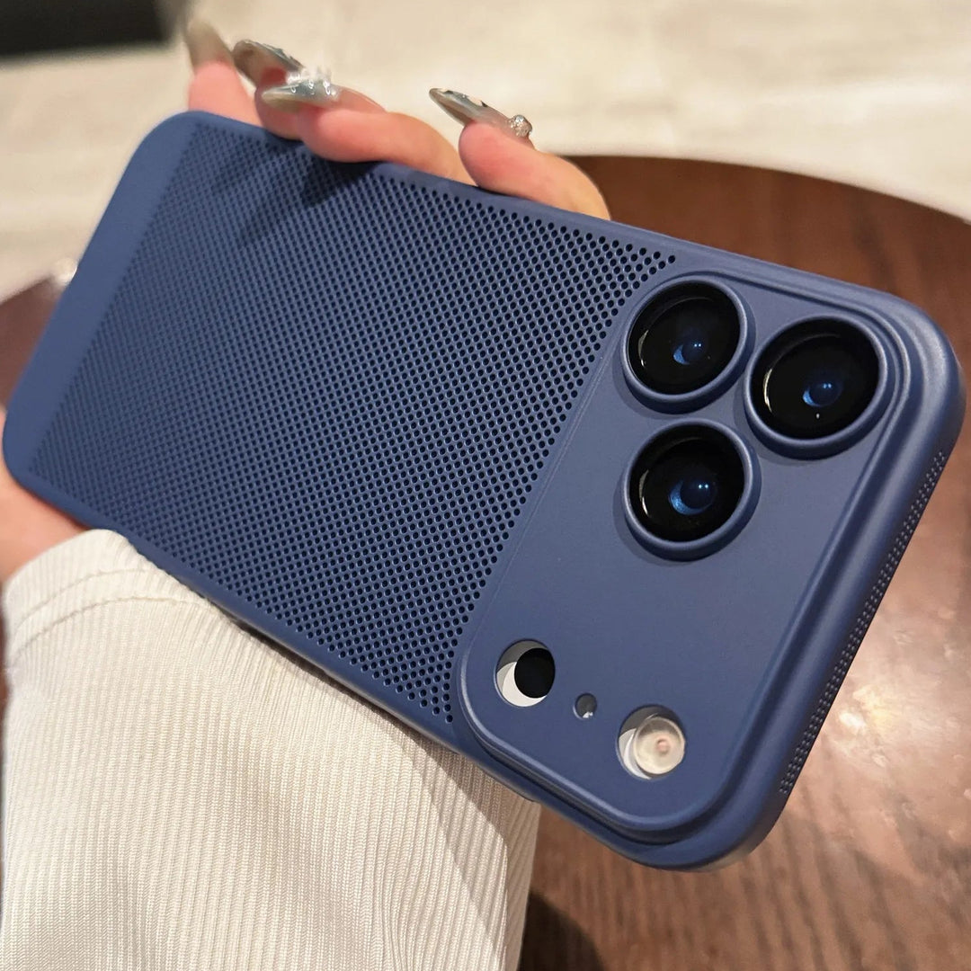 Matte Gelochte/Wärmeableitende Plastik Hülle/Case für iPhone 17 Pro, 17 Pro Max | ZITOCASES®