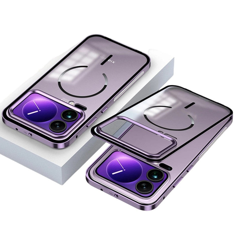 Rahmen/Bumper Aluminium MagSafe/Magnet Hülle/Case inkl. Glas Rückseite für Xiaomi 17, 17 Pro, 17 Pro Max | ZITOCASES®