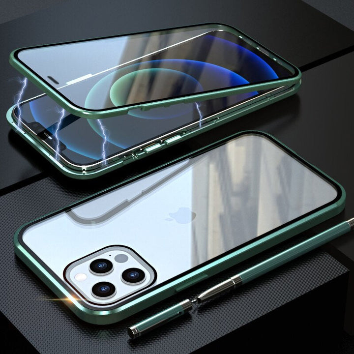 360° [KLARSICHT 9H-Glas] Aluminium Vollschutz Hülle/Case für iPhone 16, 15-Serie | ZITOCASES®