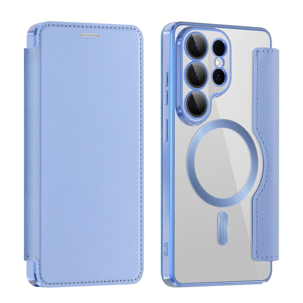 Bunte Kunstleder MagSafe/Magnet Klapp Hülle/Flip Case für Samsung Galaxy S26, S26 Plus, S26 Ultra