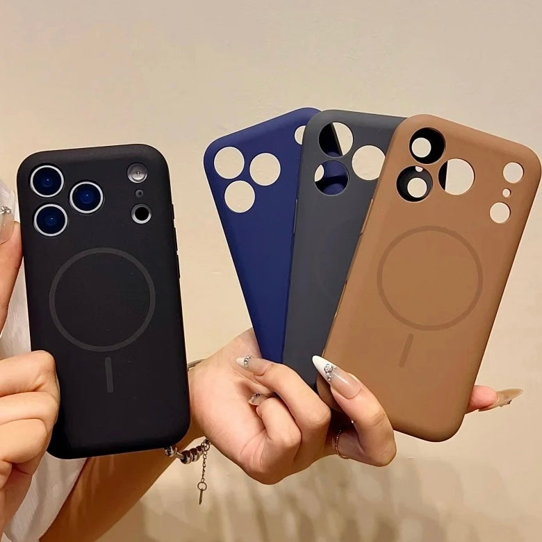 Ebene Silikon Hülle/Case mit abgeflachten Kameralinsen für iPhone 17 Pro, 17 Pro Max | ZITOCASES®