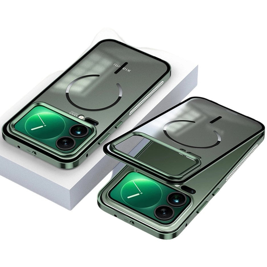 Rahmen/Bumper Aluminium MagSafe/Magnet Hülle/Case inkl. Glas Rückseite für Xiaomi 17, 17 Pro, 17 Pro Max | ZITOCASES®