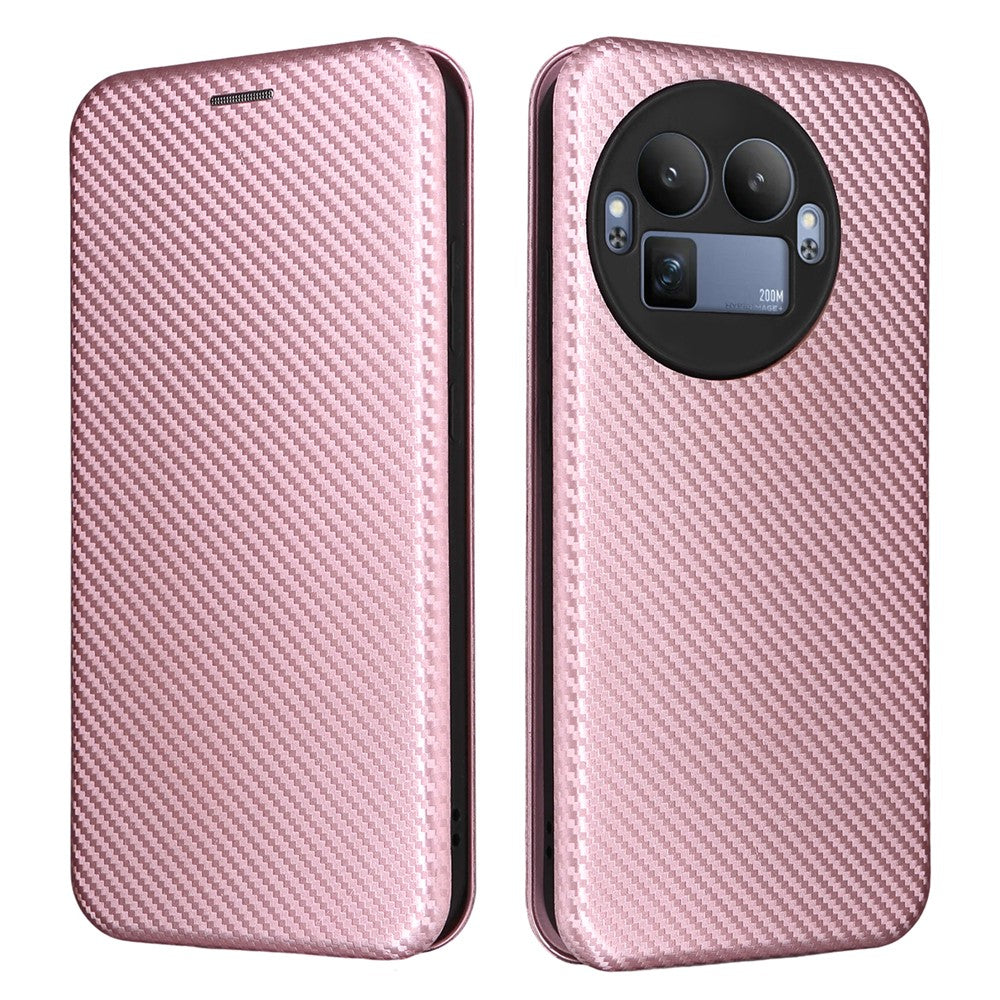 Carbon Optik Klapp Hülle/Flip Case für Realme GT 8 Pro | ZITOCASES®