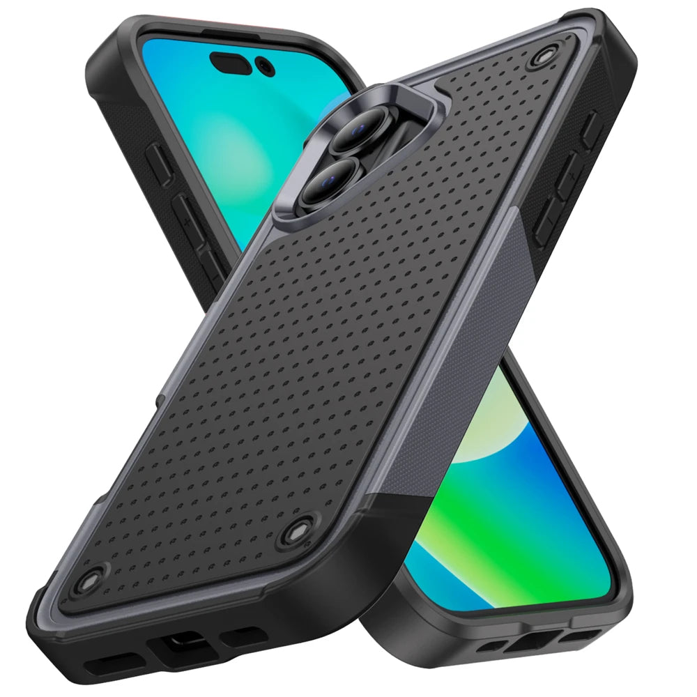 Zweifarbige Stoßfeste Silikon Hülle/Case für iPhone 17 | ZITOCASES®