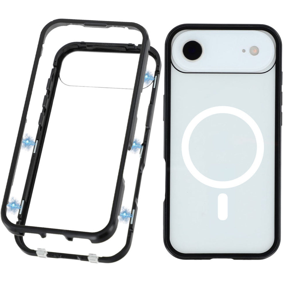 360° MagSafe/Magnet [KLARSICHT 9H-Glas] Aluminium Vollschutz Hülle/Case für iPhone Air | ZITOCASES®