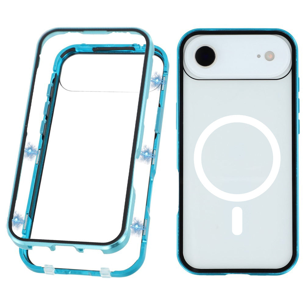 360° MagSafe/Magnet [KLARSICHT 9H-Glas] Aluminium Vollschutz Hülle/Case für iPhone Air | ZITOCASES®