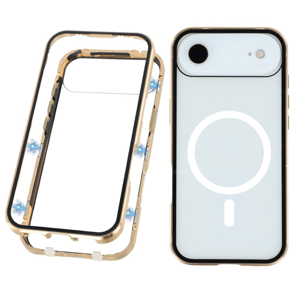 360° MagSafe/Magnet [KLARSICHT 9H-Glas] Aluminium Vollschutz Hülle/Case für iPhone Air | ZITOCASES®