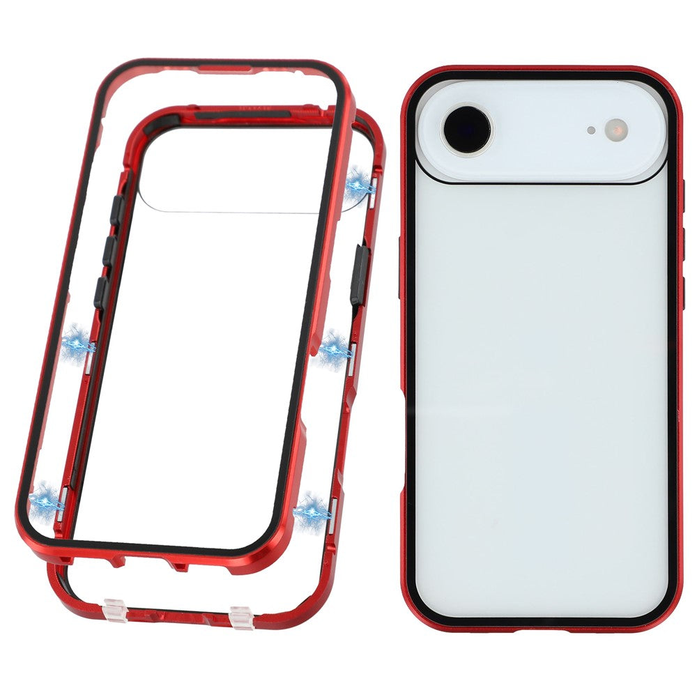 360° [KLARSICHT 9H-Glas] Aluminium Vollschutz Hülle/Case für iPhone Air | ZITOCASES®