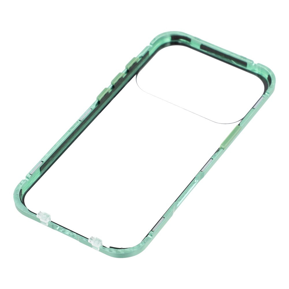 360° [KLARSICHT 9H-Glas] Aluminium Vollschutz Hülle/Case für iPhone 17 Pro, 17 Pro Max