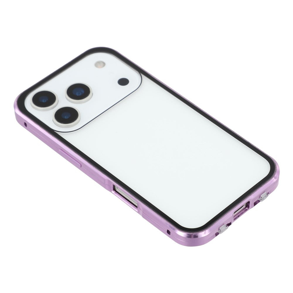 360° [KLARSICHT 9H-Glas] Aluminium Vollschutz Hülle/Case für iPhone 17 Pro, 17 Pro Max