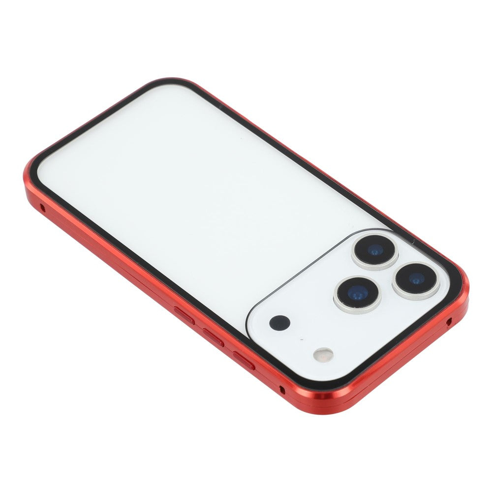 360° [SICHTSCHUTZ 9H-Glas] Aluminium Vollschutz Hülle/Case für iPhone 17 Pro, 17 Pro Max