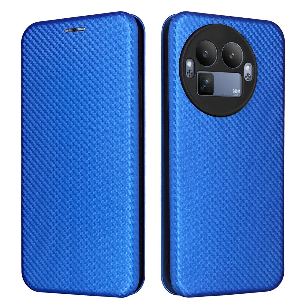 Carbon Optik Klapp Hülle/Flip Case für Realme GT 8 Pro | ZITOCASES®