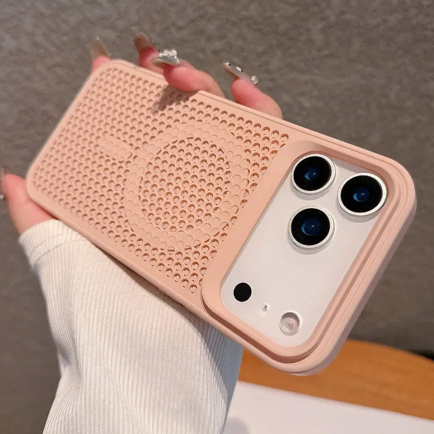 Gelochte/Wärmeableitende MagSafe/Magnet Silikon Hülle/Case für iPhone 17 Pro, 17 Pro Max | ZITOCASES®