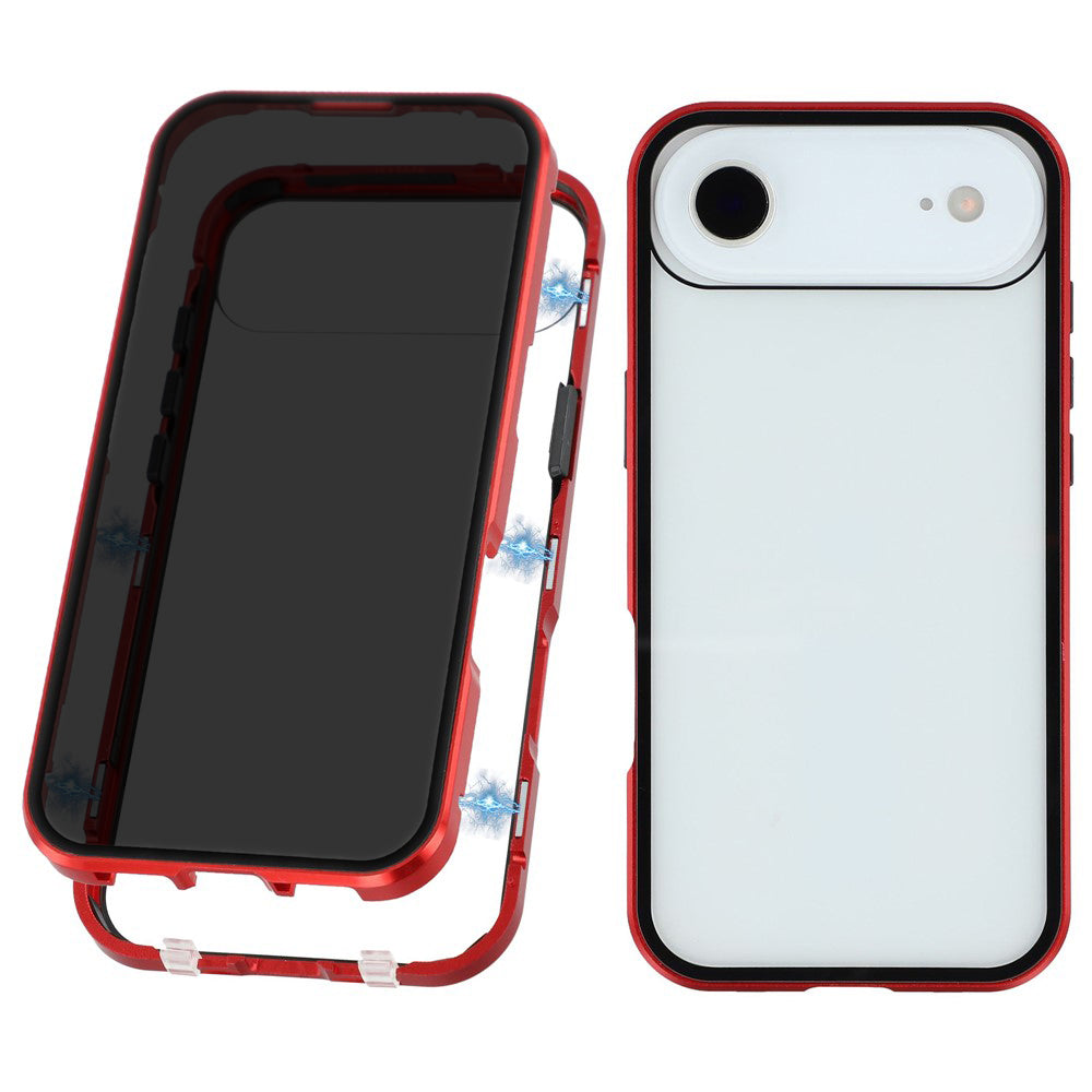 360° [SICHTSCHUTZ 9H-Glas] Aluminium Vollschutz Hülle/Case für iPhone Air | ZITOCASES®