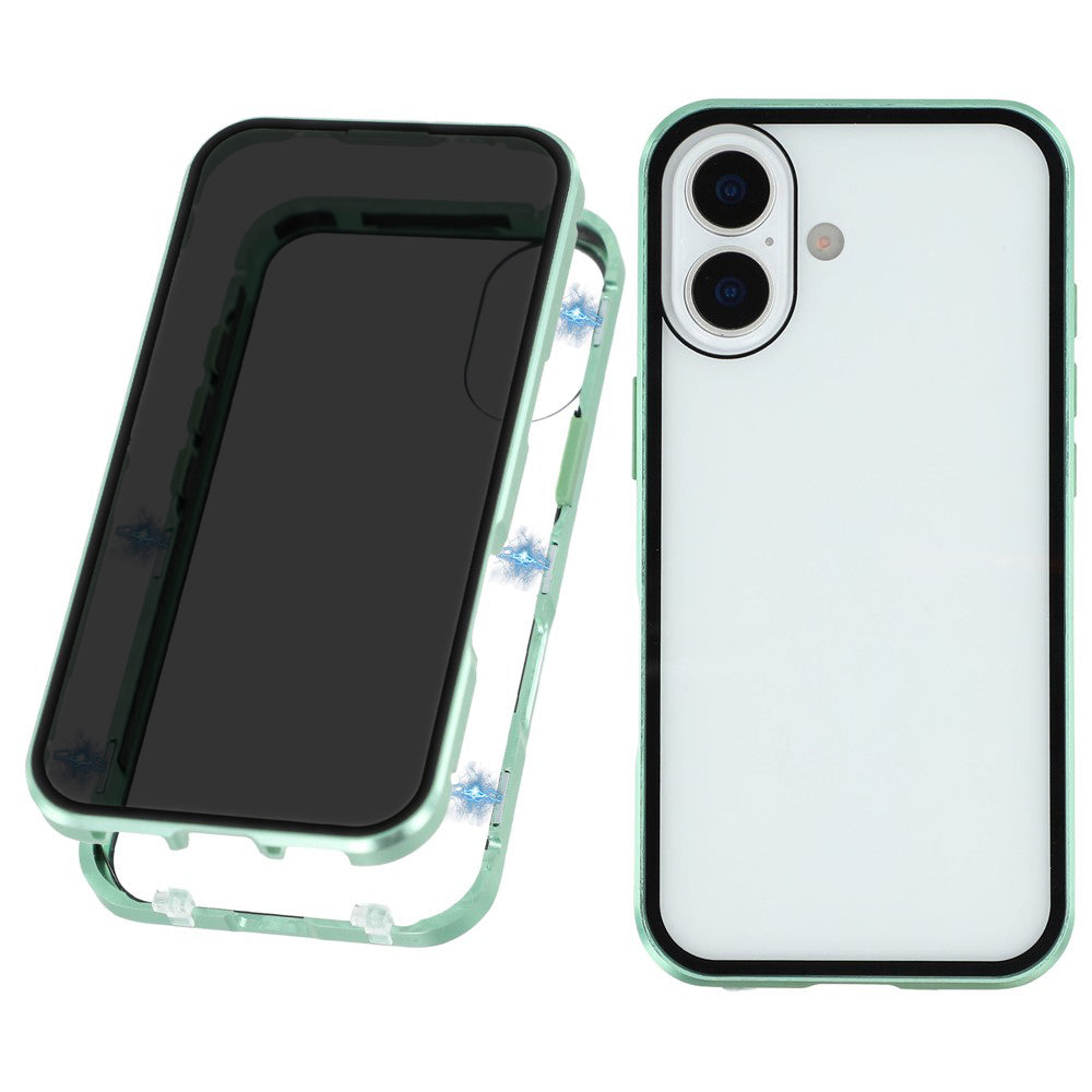 360° [SICHTSCHUTZ 9H-Glas] Aluminium Vollschutz Hülle/Case für iPhone 17 Pro, 17 Pro Max