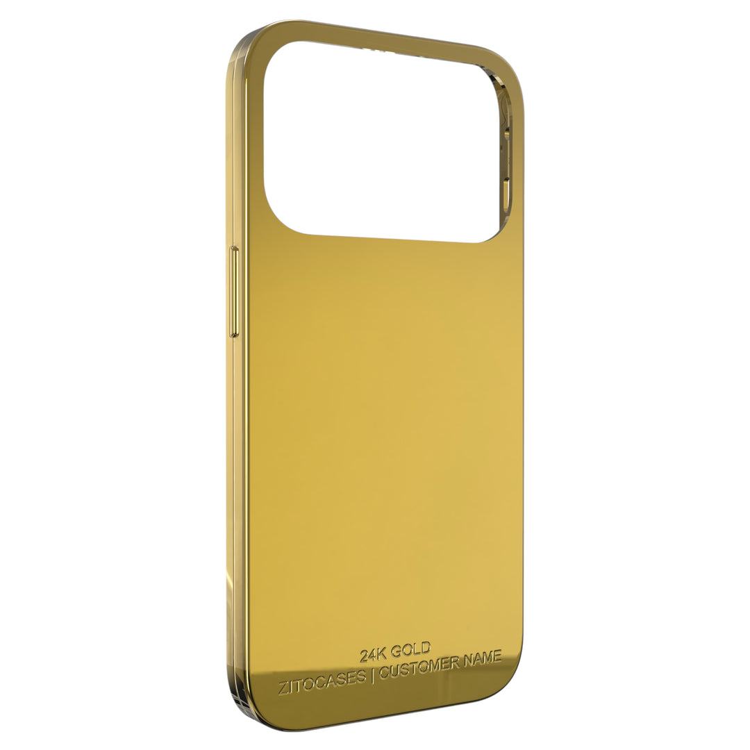 24K Gold veredelte Luxus Hülle/Case für iPhone 17, 17 Pro, 17 Pro Max, Air, 16, 16 Plus, 16 Pro, 16 Pro Max, 16e, 15, 15 Plus, 15 Pro, 15 Pro Max, 14, 14 Plus, 14 Pro, 14 Pro Max, 13, 13 Pro, 13 Pro Max | ZITOCASES®