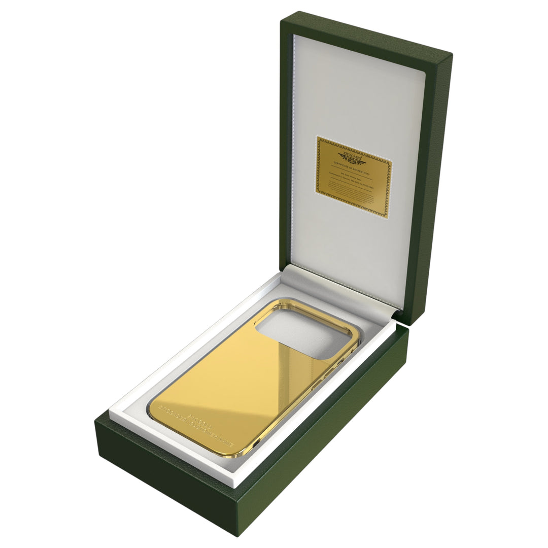 24K Gold veredelte Luxus Hülle/Case für iPhone 17, 17 Pro, 17 Pro Max, Air, 16, 16 Plus, 16 Pro, 16 Pro Max, 16e, 15, 15 Plus, 15 Pro, 15 Pro Max, 14, 14 Plus, 14 Pro, 14 Pro Max, 13, 13 Pro, 13 Pro Max | ZITOCASES®