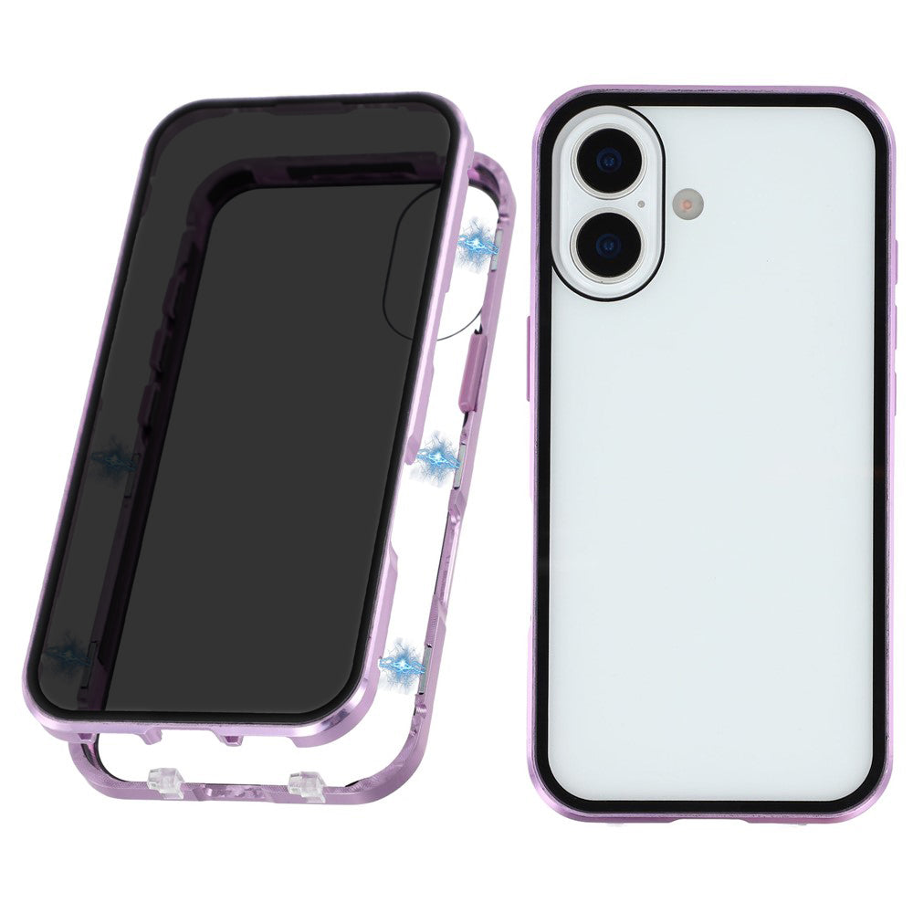 360° [SICHTSCHUTZ 9H-Glas] Aluminium Vollschutz Hülle/Case für iPhone 17 Pro, 17 Pro Max