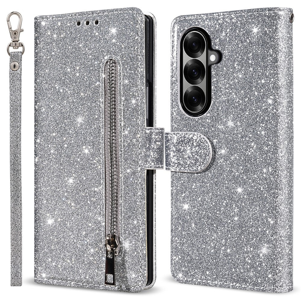 Glitzer Kunstleder Klapphülle/Flipcase für Samsung Galaxy Z Fold 8 Ultra | ZITOCASES®