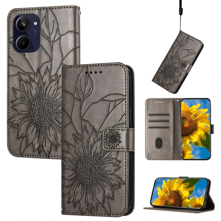 Blumen Kunstleder Klapp Hülle/Flip Case für Oppo Reno 12, 11, 10, A-Serie | ZITOCASES®