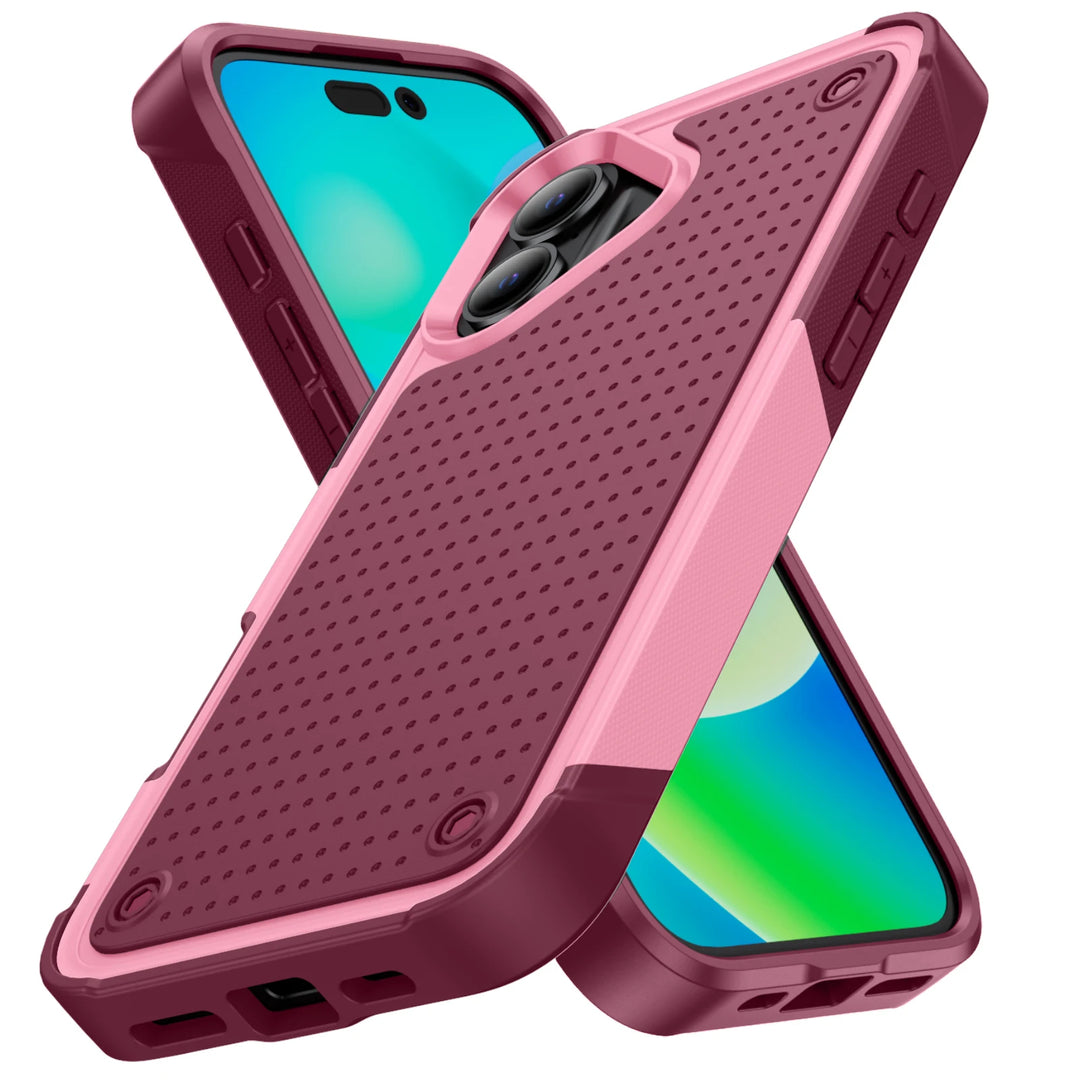 Zweifarbige Stoßfeste Silikon Hülle/Case für iPhone 17 | ZITOCASES®