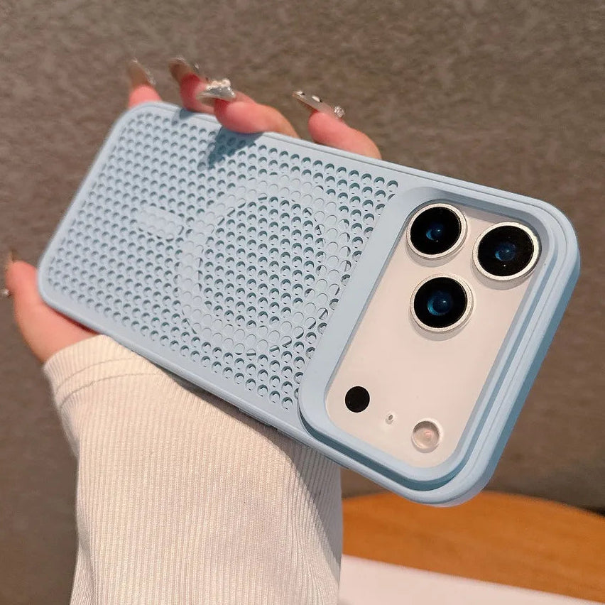 Gelochte/Wärmeableitende MagSafe/Magnet Silikon Hülle/Case für iPhone 17 Pro, 17 Pro Max | ZITOCASES®