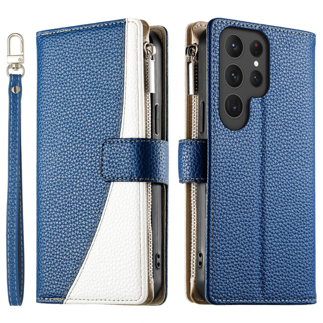 Zweifarbige Kunstleder Klapp Hülle/Flip Case für Samsung Galaxy S26, S26 Plus, S26 Ultra | ZITOCASES®